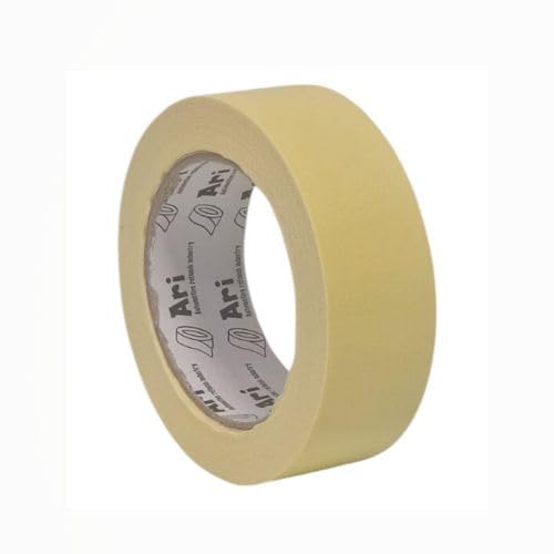 INTERMIX SUPPLIES Masking Tape - Yellow Painter's Sleeve Tape – Wide, Waterproof & Heat-Resistant Tape Rolls for Painting, Edging, Colour Separation, and Crafts – High Adhesion