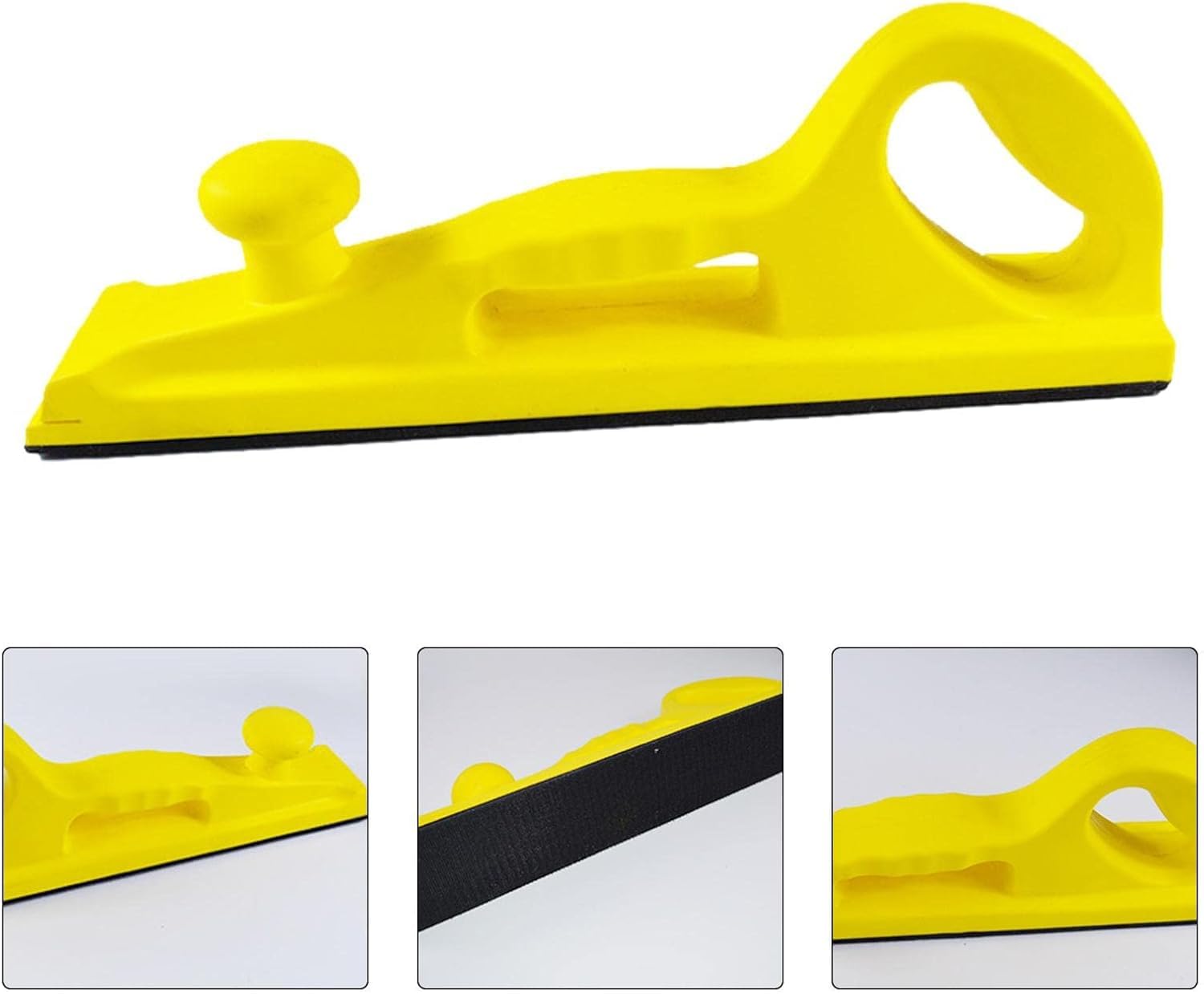 Fast Mover Tools Long Bed Hand Sanding Block, 70 x 400mm, Yellow