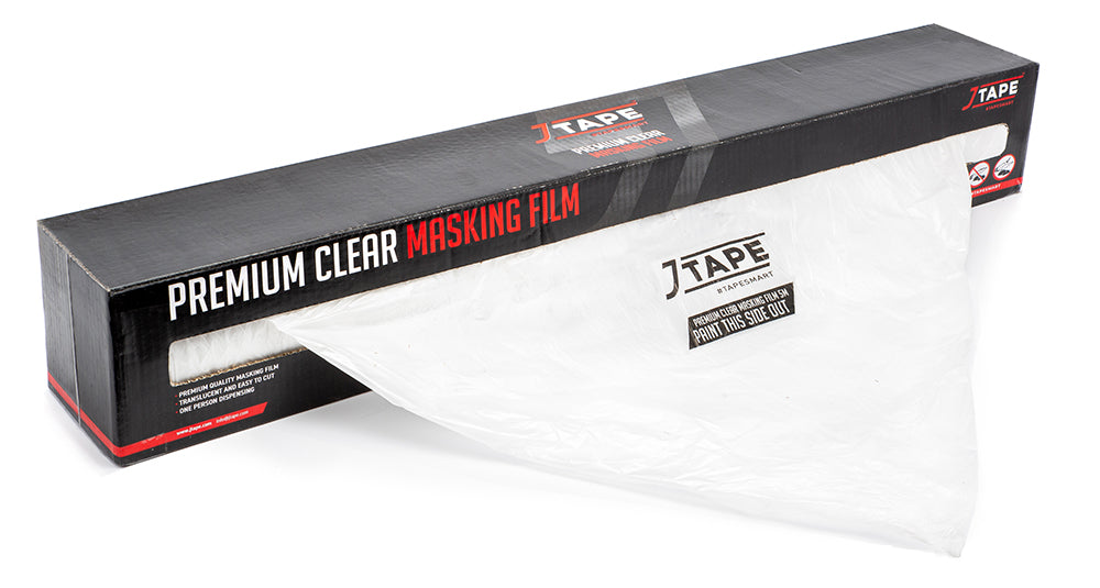 JTAPE 6m x 100m Premium Masking Film 10 Micron, Heat Resistant 150°C, Tough & Resistant