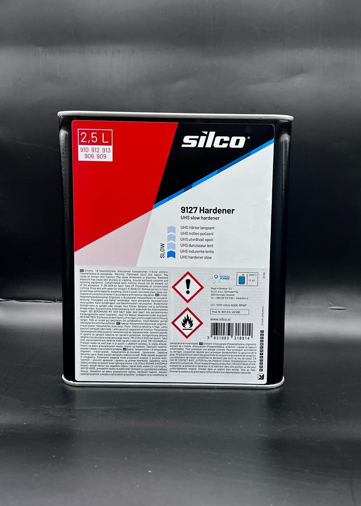 Silco 9130 X13 Spectrum NG UHS 420 Clear Coat - 5L, With 9127 UHS Slow Hardener – 2.5L, 7.5 Litre Kit