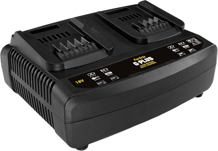 Farécla G Plus Twin Bay Battery Charger (GPT151) - Dual Charging Dock for 18V GPT150 Batteries - For Cordless Polishing Machines GPT050 & GPT250