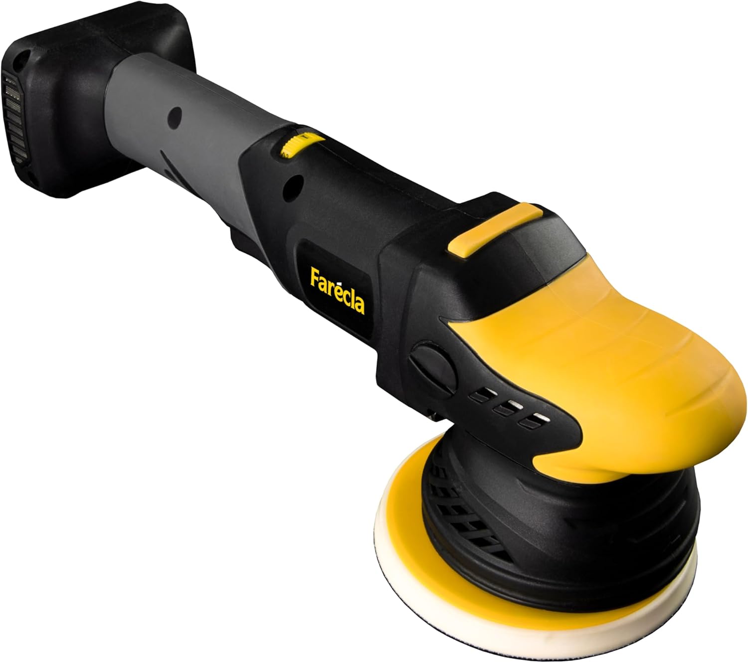 Farécla G Plus Cordless Dual Action Polishing Machine Tool Only (GPT250) - 18V DA Polisher with 15mm Throw, Includes G3 Pro Polishing Pad Set, 2 Year Warranty