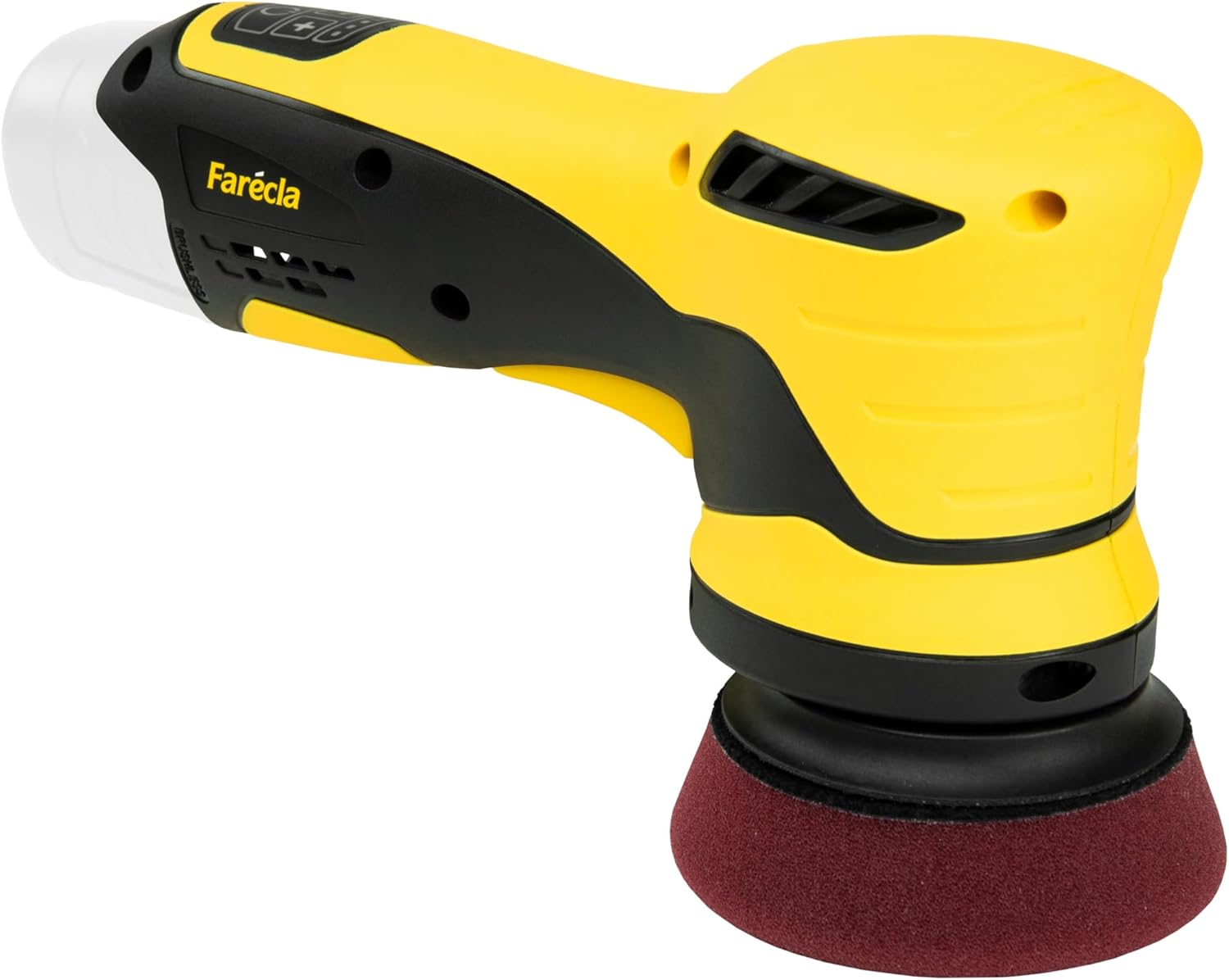 Farécla G Plus Dual Action Mini Polisher, GPT220 Tool Only, Cordless 10.8V DA Machine with 12 mm Throw and 74 mm Backing Plate for Precision Finishing on Small Areas