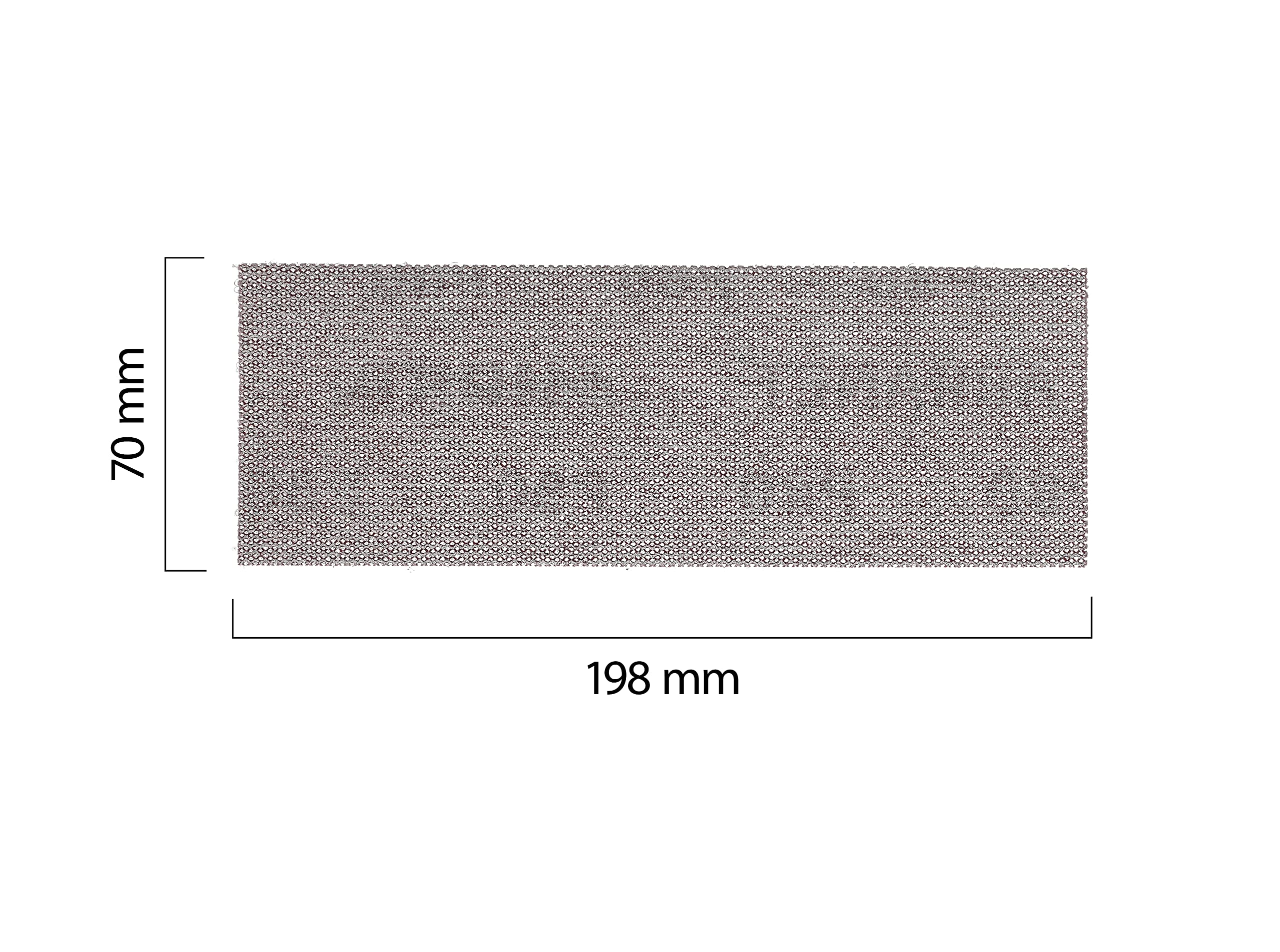 Mirka Abranet net sandpaper strips 70 x 198 mm Grip / 50 pcs/for sanding wood, filler, varnish, plastic
