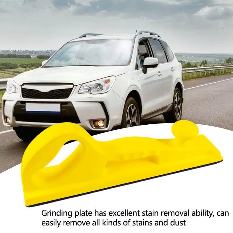 Fast Mover Tools Long Bed Hand Sanding Block, 70 x 400mm, Yellow