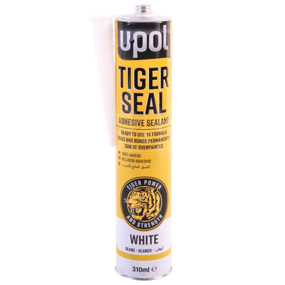 U-POL 0728 White TIGER SEAL Adhesive/Sealant – 310ml Cartridge