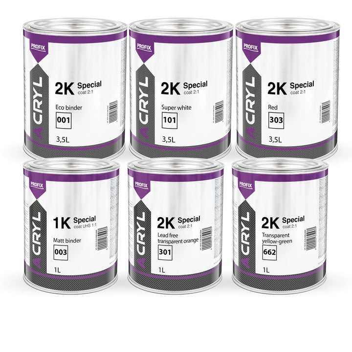 ACRYL 2K MS Resin Topcoat System for Steel Aluminium Plastics UV Resistant