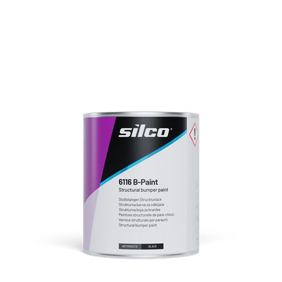 INTERMIX SUPPLIES Silco 6116 Bumper Paint - 1K Structured Coating for Plastic Body Parts, Fast Drying (15-30 Min), Application Without Primer, Adjustable Texture for Professional Results (500 ml Kit)