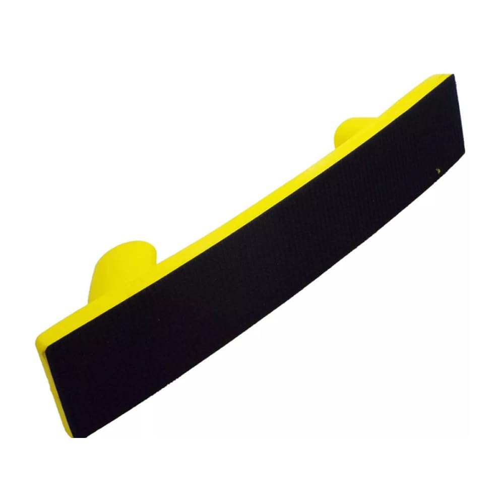Fast Mover Hand Sanding Board (FMT2096) & Long Sanding Rubbing Block - 70 x 400mm - Flexible Hook & Loop Sanding Set with Dust Extraction Compatibility