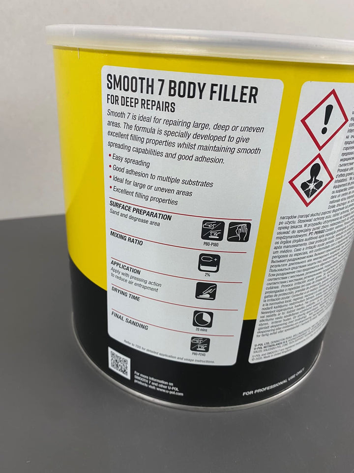 UPol SM/7 3L Smooth 7-Body Filler Tin