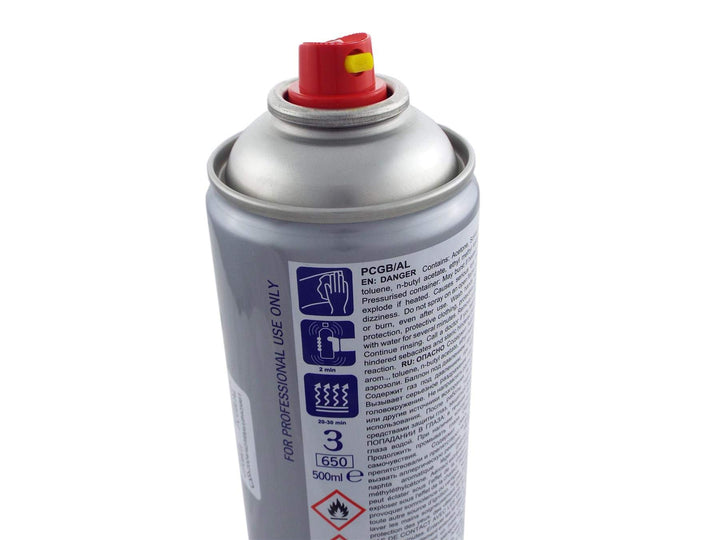 UPOL U-Pol 12 x Power Can GLOSS BLACK Paint Can 500ml Aerosol Powercan Gloss Black - High gloss, durable top coat Car Wheel Body Paint 12 500ml Aerosol Cans