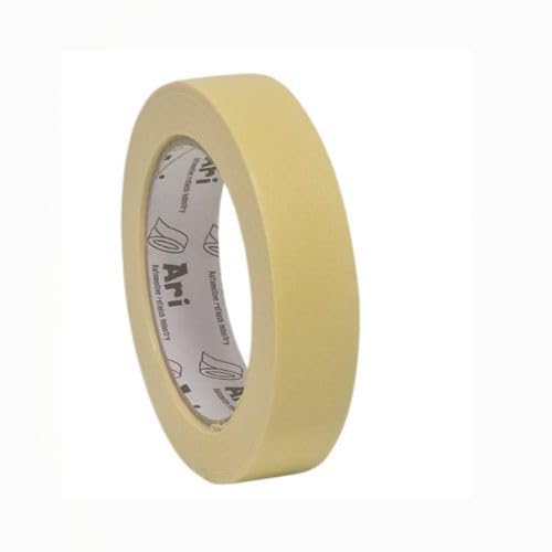 INTERMIX SUPPLIES Masking Tape - Yellow Painter's Sleeve Tape – Wide, Waterproof & Heat-Resistant Tape Rolls for Painting, Edging, Colour Separation, and Crafts – High Adhesion