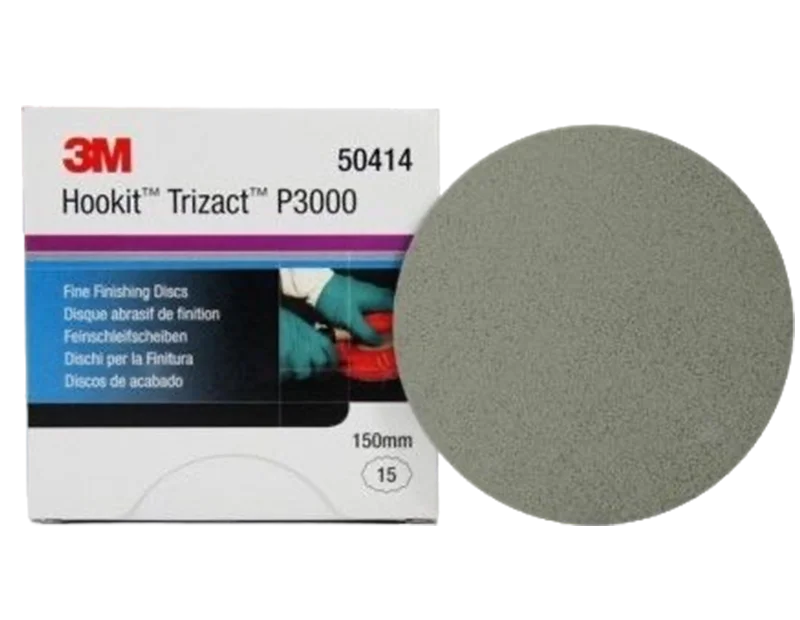 3M Hookit Trizact Fine Finishing Discs 50414 / 02085 150mm box of 15