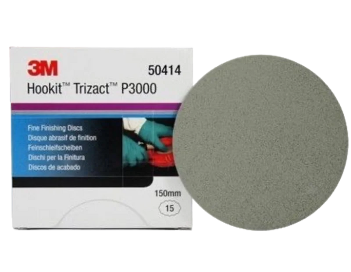 3M Hookit Trizact Fine Finishing Discs 50414 / 02085 150mm box of 15