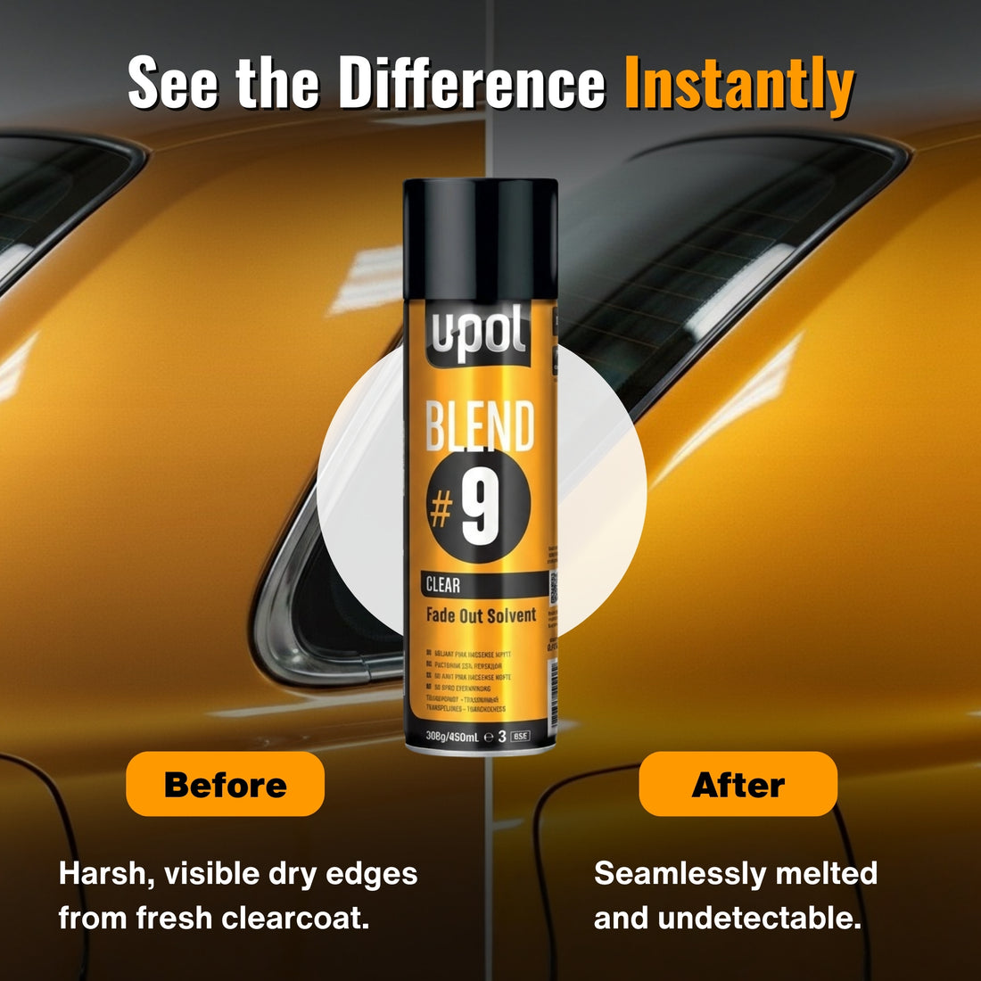 UPOL BLEND #9 FADE OUT SOLVENT SPRAY CAN AEROSOL 500ML