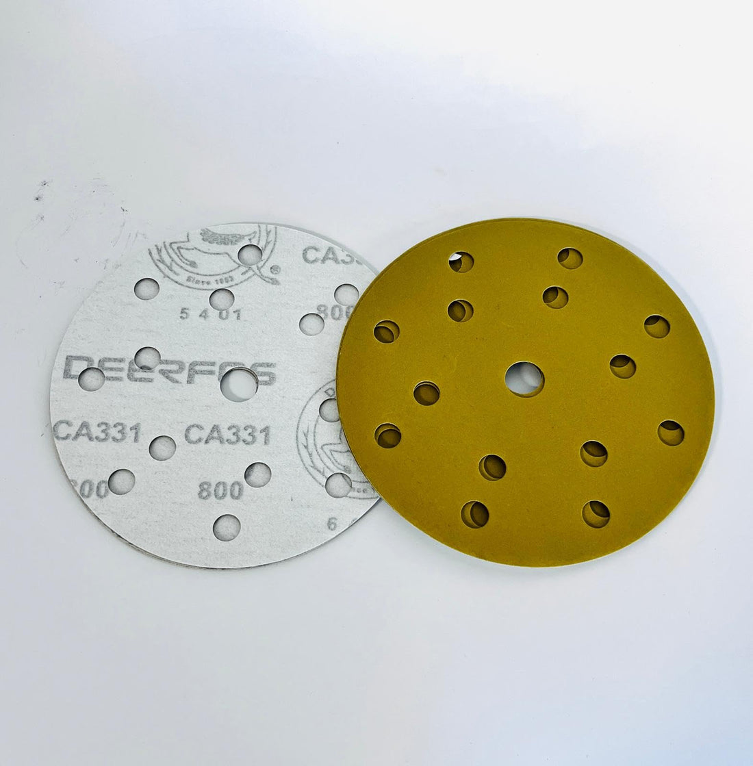 Sanding Discs 150mm Paper Hook & Loop P40- P800 15-Hole Durable & Long-Lasting Pack of 50 Pack of 100 Pads Mixed Pack Ideal for Car Metal Wood Da Random Orbital Sander velcr