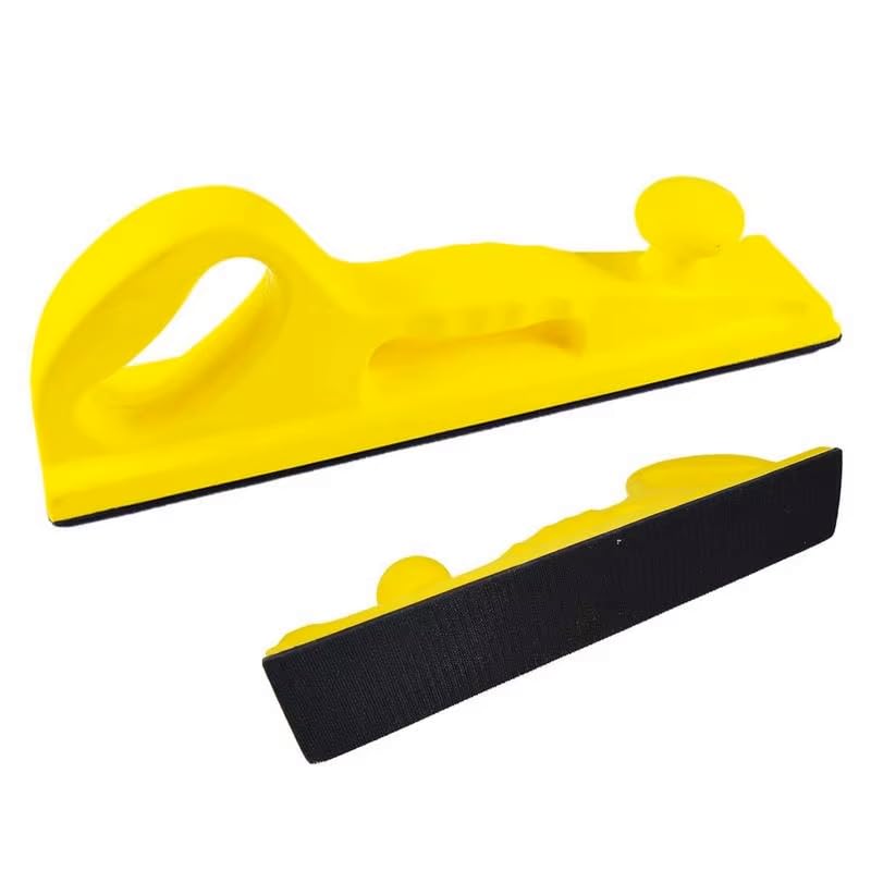 Fast Mover Tools Long Bed Hand Sanding Block, 70 x 400mm, Yellow