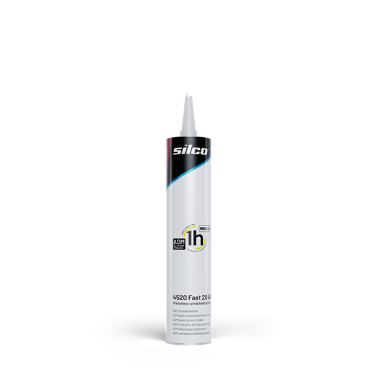 Silco 4520 Fast 20 AOM Primer less Windshield Adhesive  Industrial-Strength, Fast-Curing Polyurethane, No Primer Required, Non-Corrosive, FMVSS 212 Compliant, Suitable for All Vehicles