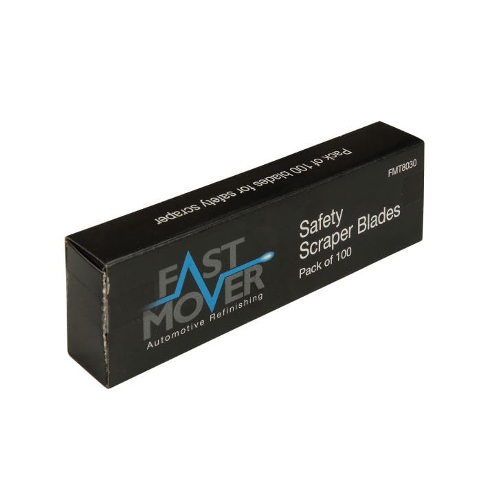 Single Edge Razor Blades 38 x 19mm Pack of 100 - For Scraper, boxing cutting, window, glass, car, hob, decals, paint, Overspray, Stickers, Adhesives, Gaskets, Titles, Ceramic and More