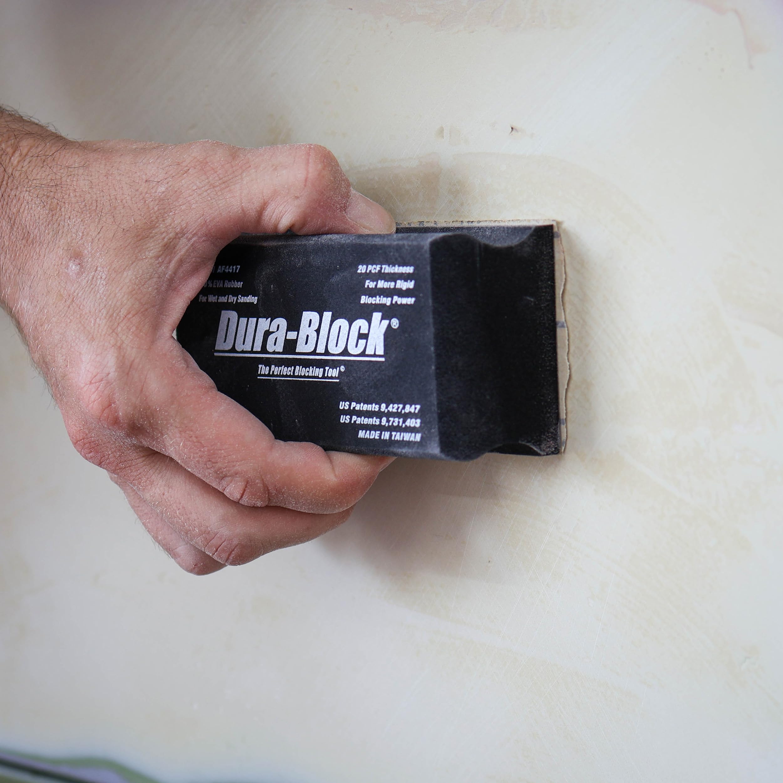 Dura-Block AF44HL Hook & Loop Black 7-Piece Sanding Block Set