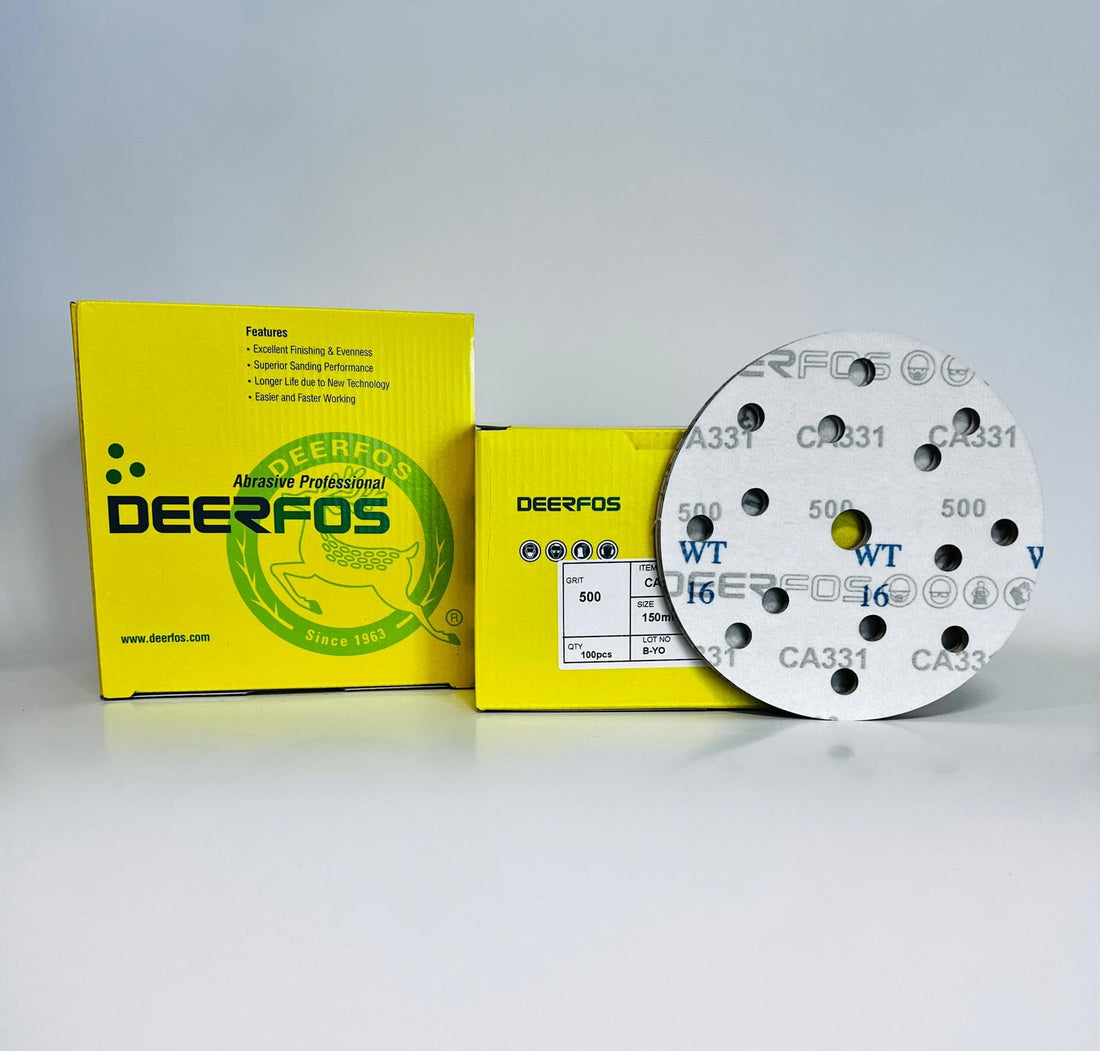 Sanding Discs 150mm Paper Hook & Loop P40- P800 15-Hole Durable & Long-Lasting Pack of 50 Pack of 100 Pads Mixed Pack Ideal for Car Metal Wood Da Random Orbital Sander velcr