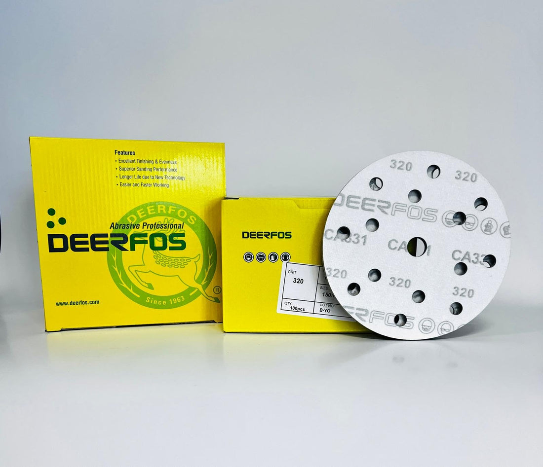 Sanding Discs 150mm Paper Hook & Loop P40- P800 15-Hole Durable & Long-Lasting Pack of 50 Pack of 100 Pads Mixed Pack Ideal for Car Metal Wood Da Random Orbital Sander velcr