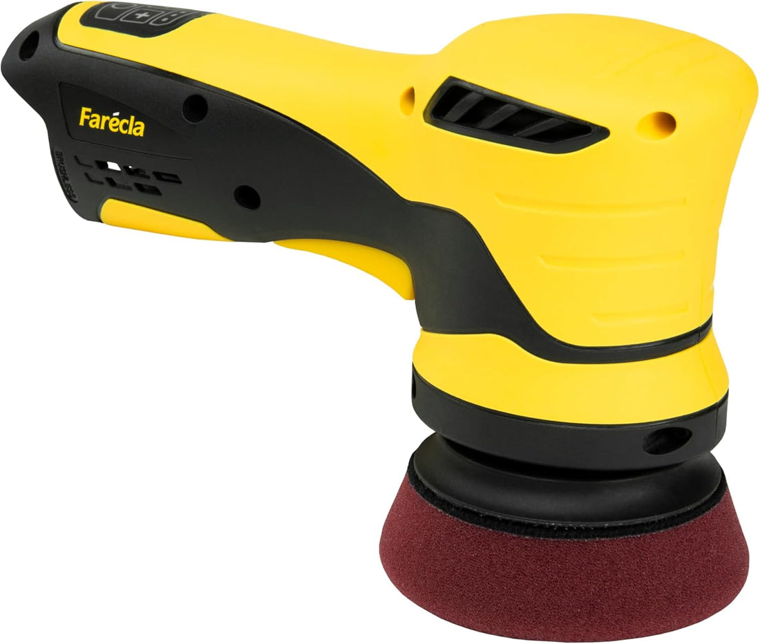 Farécla G Plus Rotary Mini Polisher Kit GPT025– Cordless 10.8V Rotary Tool with 74mm Plate, Battery, Charger, G Mop Pad & G360 Compound