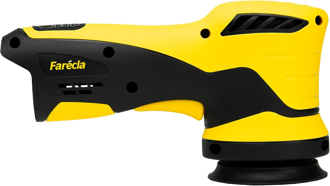 Farécla G Plus Dual Action Mini Polisher, GPT220 Tool Only, Cordless 10.8V DA Machine with 12 mm Throw and 74 mm Backing Plate for Precision Finishing on Small Areas
