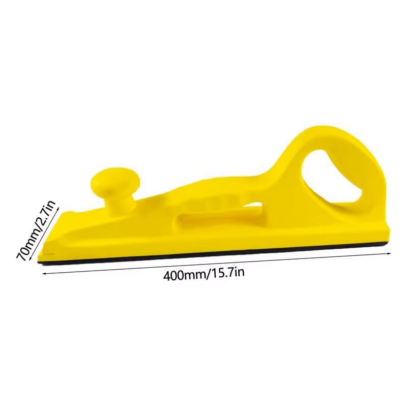 Fast Mover Tools Long Bed Hand Sanding Block, 70 x 400mm, Yellow