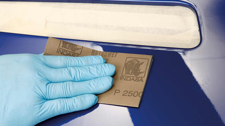 Indasa Plus Line Rhynowet Wet and Dry Sanding Sheets p400 to p2500 Sander Paper For Flat polishing Bodyshop