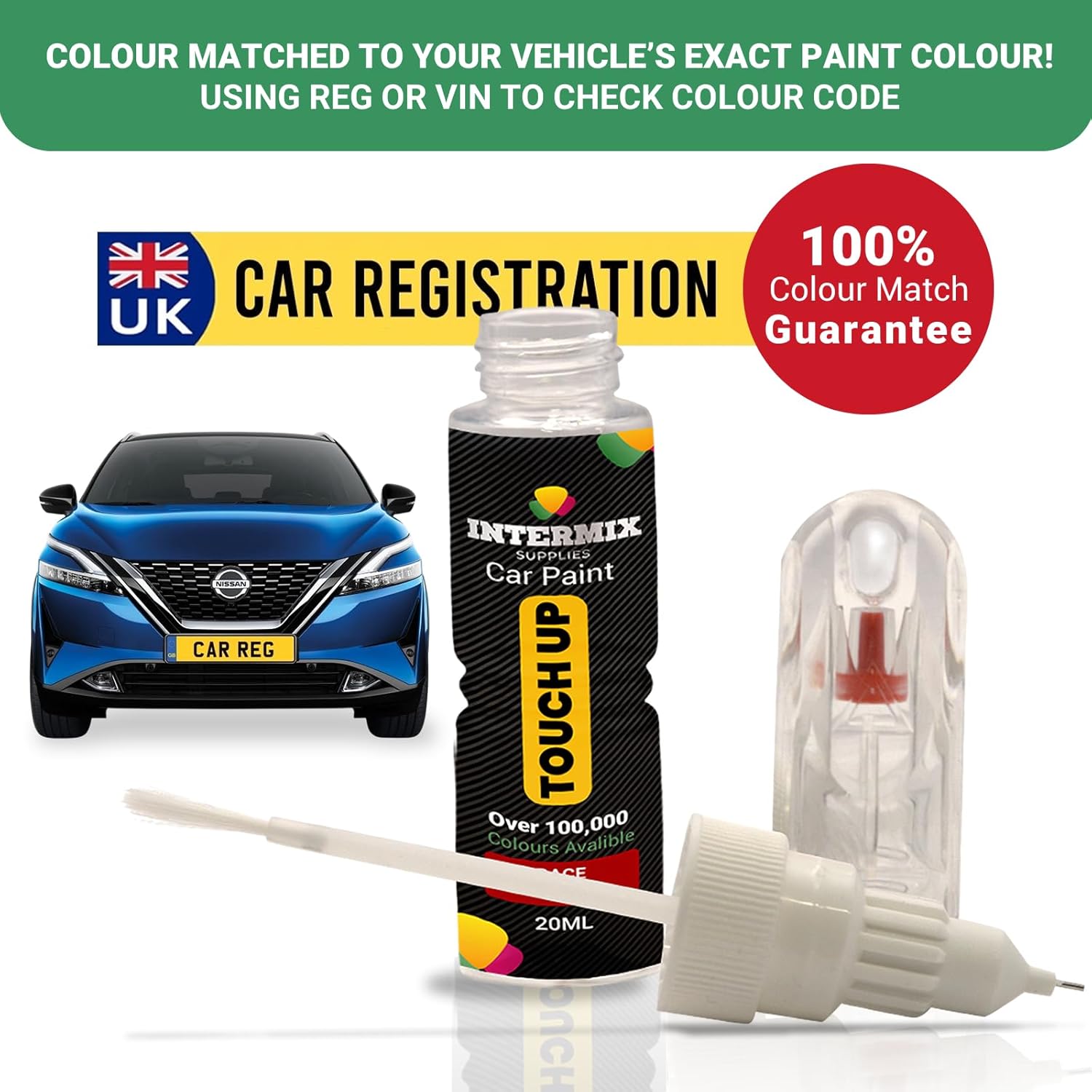 Automotive Touch Up Paint Pen & Brush – Registration Matched