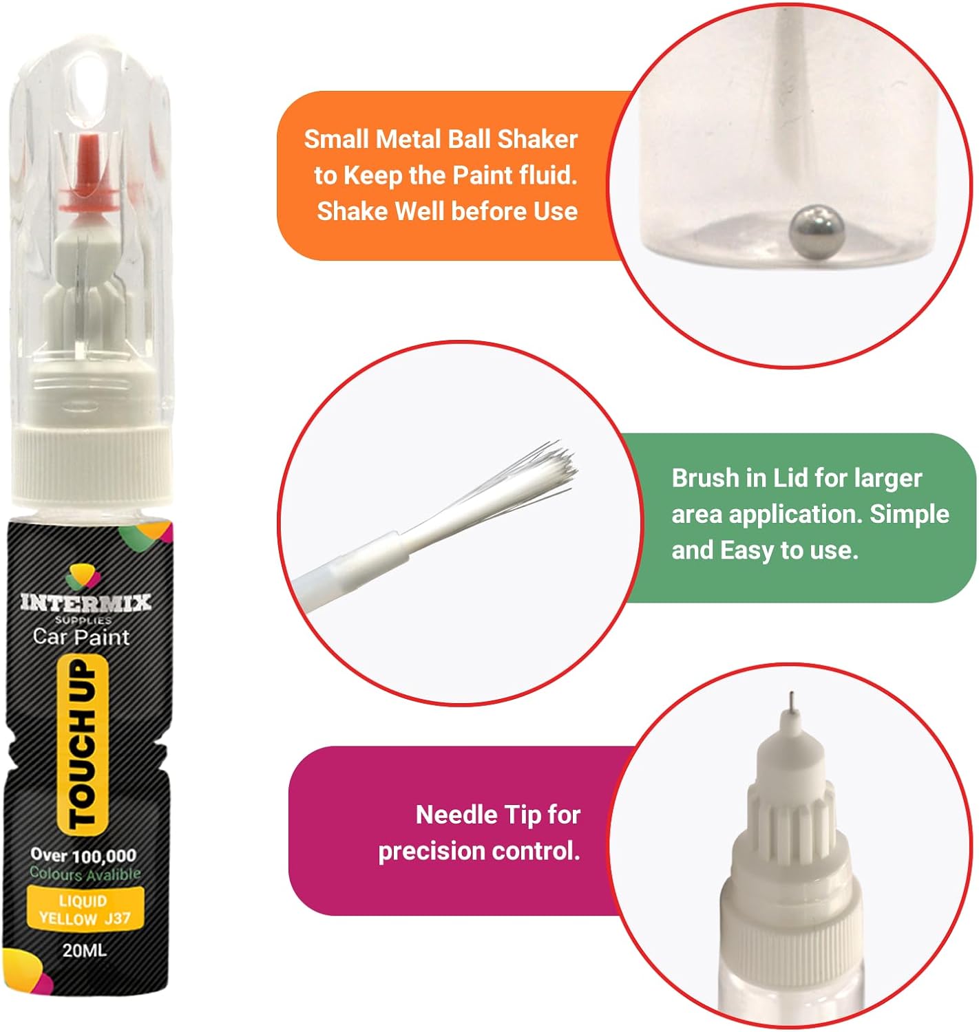 Automotive Touch Up Paint Pen & Brush – Registration Matched