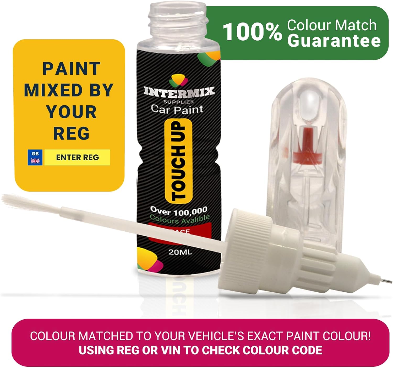 Automotive Touch Up Paint Pen & Brush – Registration Matched