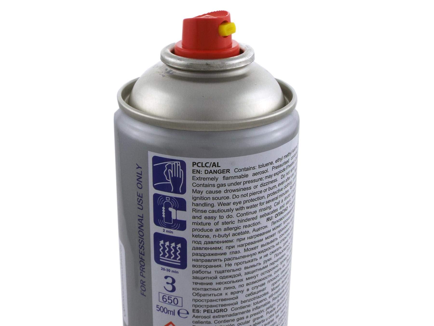 UPOL U-Pol 12 x Power Can CLEAR LACQUER Paint 500ml Aerosol Powercan Clearcoat Clear Lacquer 12 x 500ml Aerosol Cans