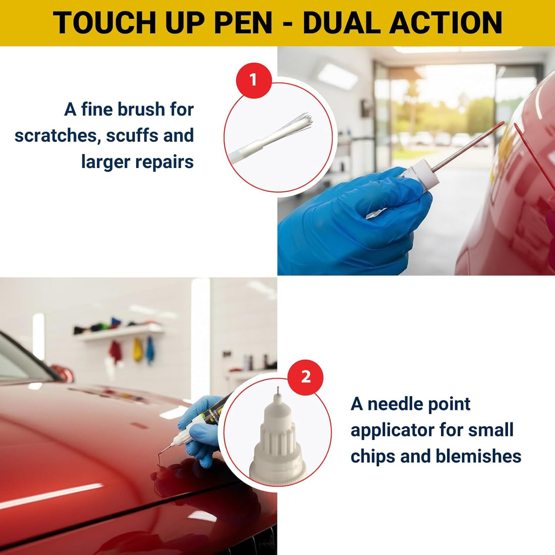 Automotive Touch Up Paint Pen & Brush – Registration Matched