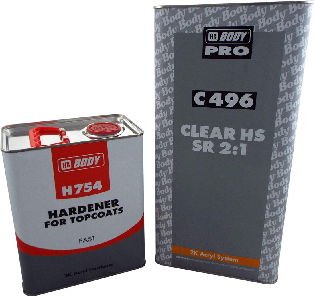 HB BODY 496 Lacquer Kit  1 X SR496/5 & 754/2.5L