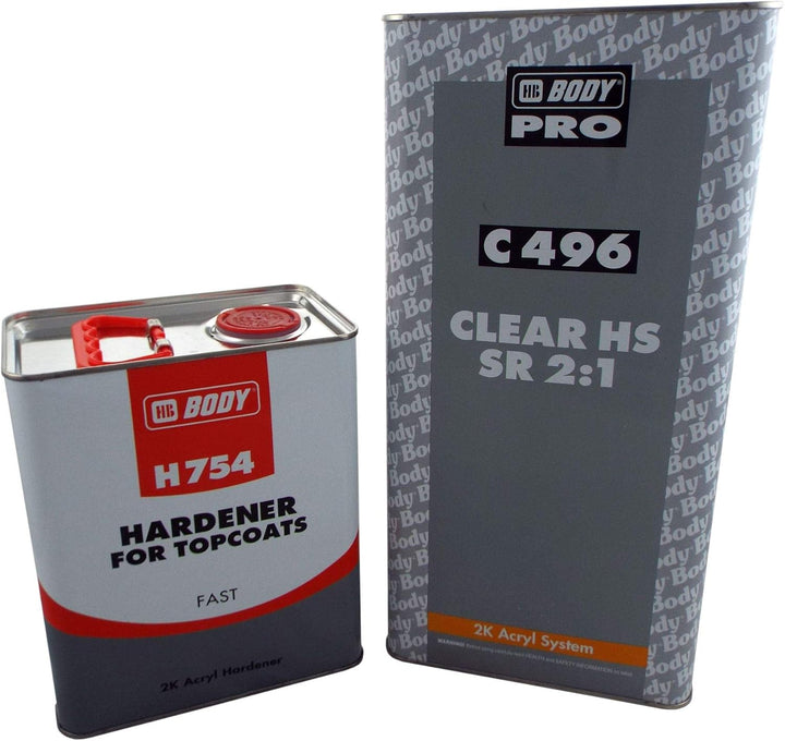 HB BODY 496 Lacquer Kit  1 X SR496/5 & 754/2.5L