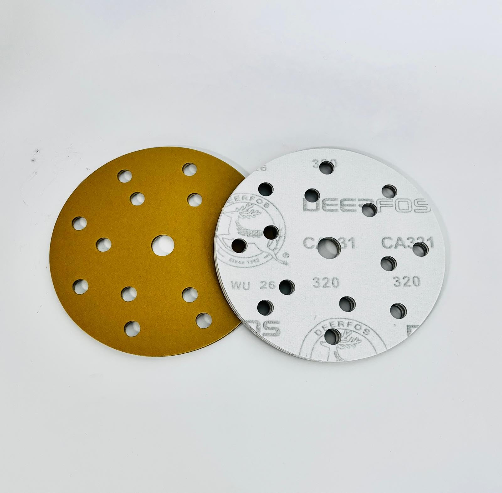 Sanding Discs 150mm Paper Hook & Loop P40- P800 15-Hole Durable & Long-Lasting Pack of 50 Pack of 100 Pads Mixed Pack Ideal for Car Metal Wood Da Random Orbital Sander velcr