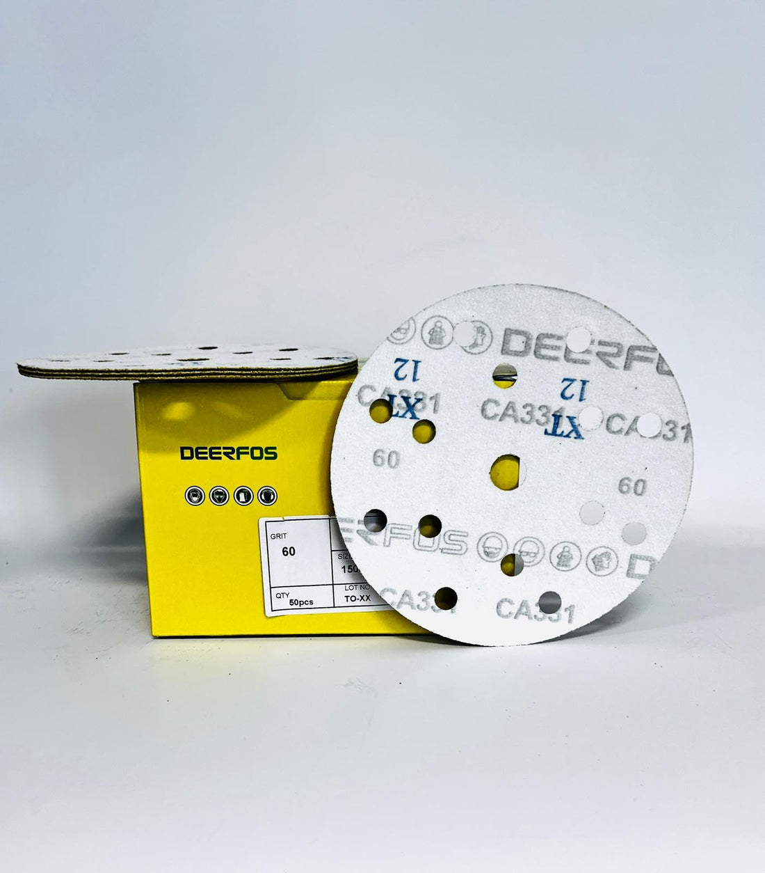 Sanding Discs 150mm Paper Hook & Loop P40- P800 15-Hole Durable & Long-Lasting Pack of 50 Pack of 100 Pads Mixed Pack Ideal for Car Metal Wood Da Random Orbital Sander velcr