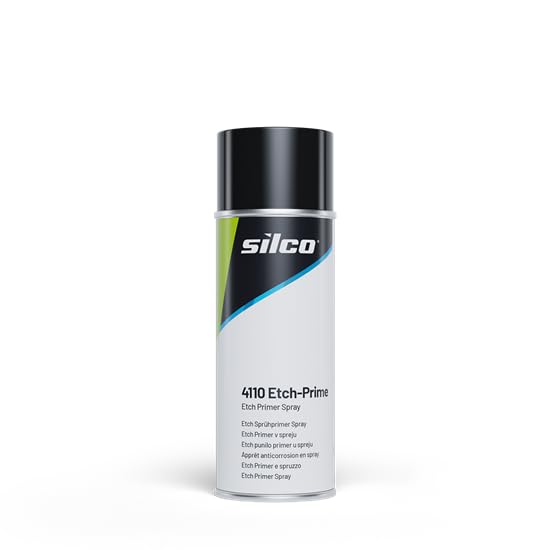 Silco 4110 1K Aerosol Self Etch Primer - Superior Adhesion, Corrosion Protection & Fast Drying for Steel, Zinc, Aluminium Surfaces in Grey (400ml)