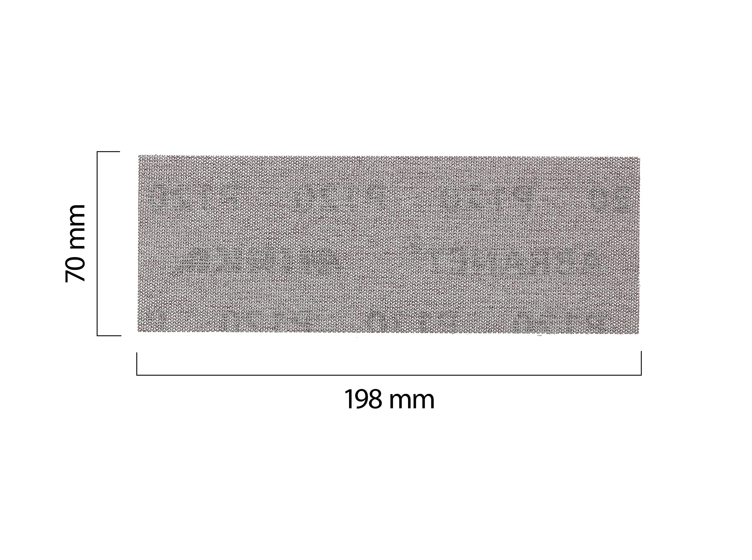 Mirka Abranet net sandpaper strips 70 x 198 mm Grip / 50 pcs/for sanding wood, filler, varnish, plastic