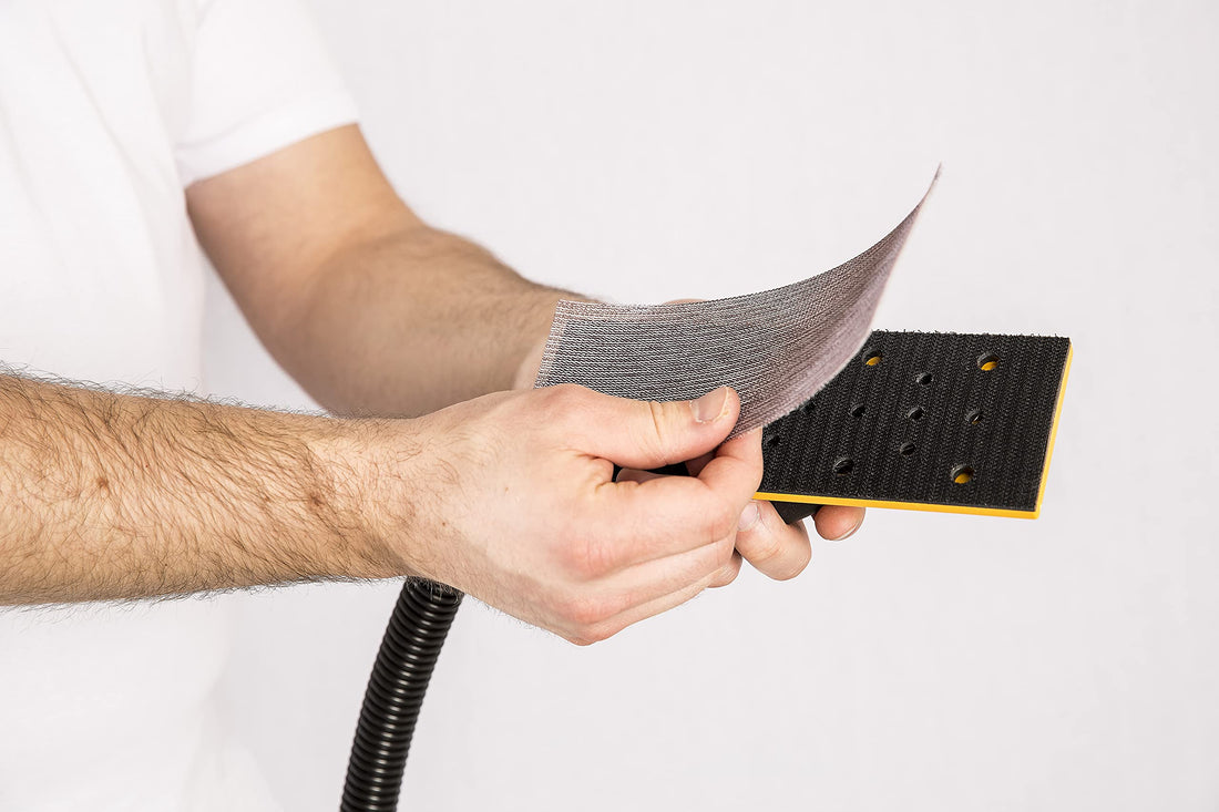 Mirka Abranet net sandpaper strips 70 x 198 mm Grip / 50 pcs/for sanding wood, filler, varnish, plastic