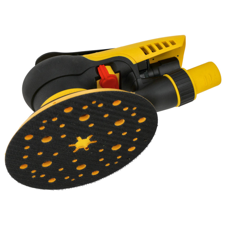 Mirka PROS 650CV Pneumatic Random Orbital DA Sander, 150mm with 5.0mm Orbit, Central Vacuum Model Designed for Strong Dust Removal and Reliable Performance, Packed in Cardboard Box – Mirka Code 8995650111