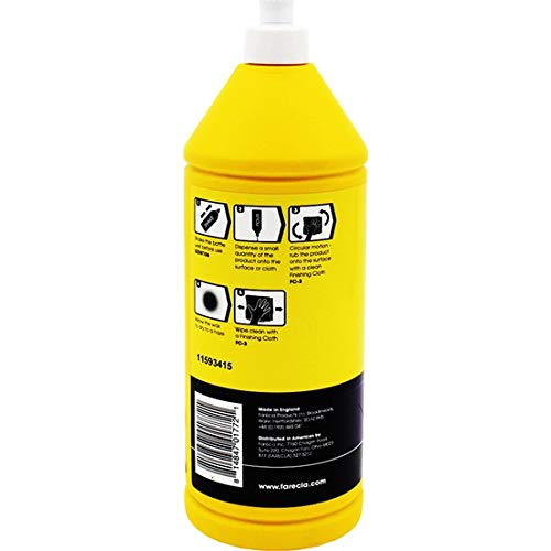 Farécla G3 Wax Premium Liquid Protection 1L (G3W106) – High Gloss Car Wax Developed for Professional Use, Easy to Apply and Buff Off, Long-Lasting Paint Protection, Hand or Machine Application