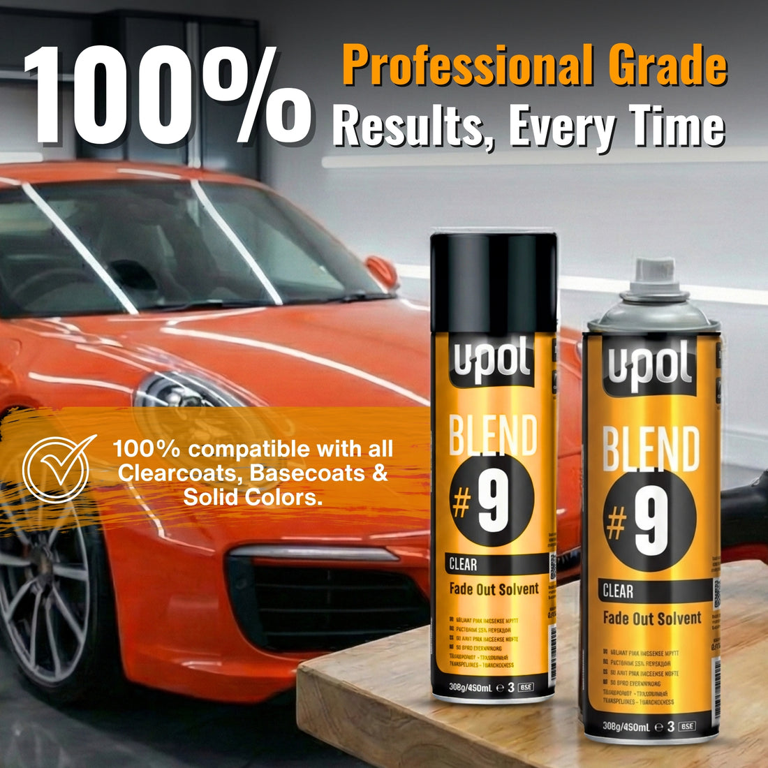 UPOL BLEND #9 FADE OUT SOLVENT SPRAY CAN AEROSOL 500ML