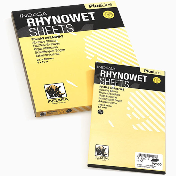 INDASA P1500 Rhynowet Plus line sheets 140 x 230mm - 50PCS