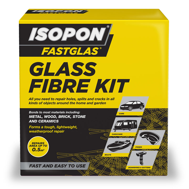 Isopon Upol GL D Fastglas Glass Fibre Kit, S Size 250ml