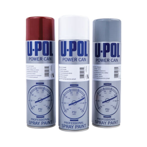 UPOL POWER CAN MATT BLACK AEROSOL 500ML