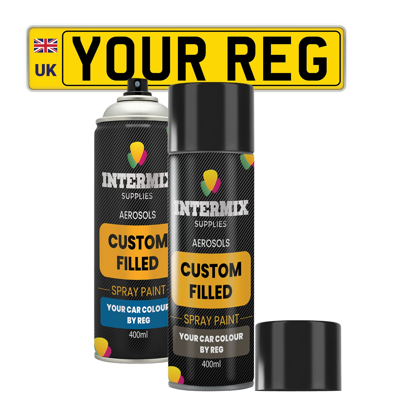 Car Paint Aerosol, Custom Mixed Aerosol Car Paint Touch Up Spray 400ml