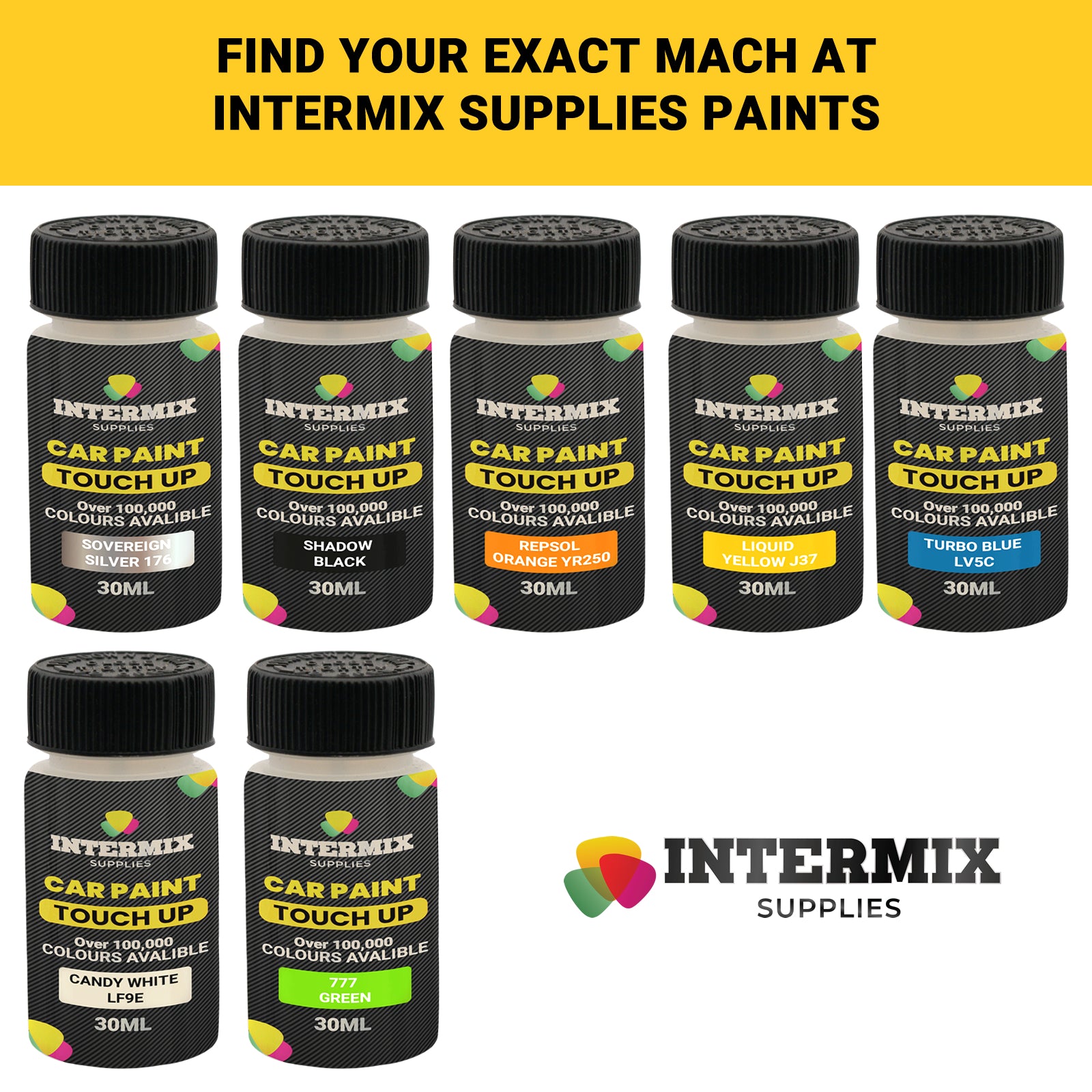 Touch Up Paint Bottle with Brush